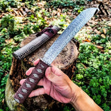 GELSHADOW Katana VG10 Ninja Samurai Damascus Hunting Knife-GS113, view 4