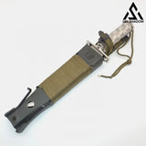 GELSHADOW Large Hunting Knife Bowie Sharp Fixed Blade Camping Military Outdoor Survival Set-GS87, view 2