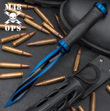 GELSHADOW United Cutlery M48 Blue Cyclone Twisted Fixed Blade-GS95, view 3