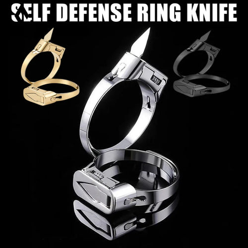 GELSHADOW Metal Self Defense Ring Knife-GS138
