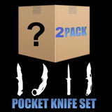 GELSHADOW Mystery 1/2/4/8 Pack Pocket Knifes With Sharpening Stone, view 2