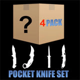 GELSHADOW Mystery 1/2/4/8 Pack Pocket Knifes With Sharpening Stone, view 3