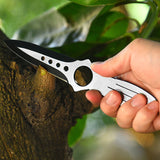 GELSHADOW OUTDOOR  GAITER SABER CAMPING OPEN BLADE STRAIGHT KNIFE-GS101, view 6