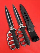 GELSHADOW M48 Liberator Trench Knife | 7 1/2” 2Cr13 stainless steel blade | 13 3/4” overall | Vortec and nylon sheath included-GS76, view 2