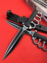 GELSHADOW M48 Liberator Trench Knife | 7 1/2” 2Cr13 stainless steel blade | 13 3/4” overall | Vortec and nylon sheath included-GS76, view 4