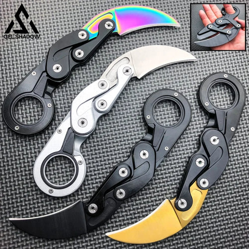 GELSHADOW Mechanical folding Karambit Knife-GS41