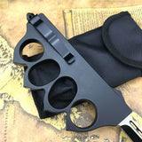 GELSHADOW 1918-style boxing gloves with a straight punch and a knife at the ready-GS06, view 3
