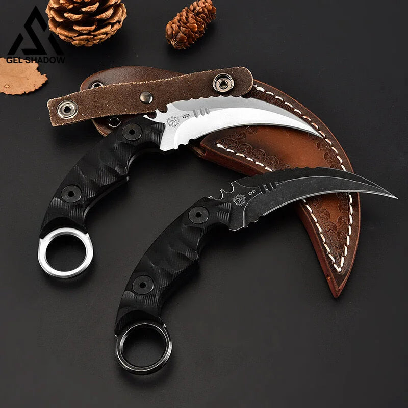 GELSHADOW STRIDER Shadow Knife Sharp Knife D2 Steel-GS126