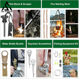 GELSHADOW GS250-Survival Kit 28 in 1, Survival Gear Tool Emergency Tactical Equipment, view 5