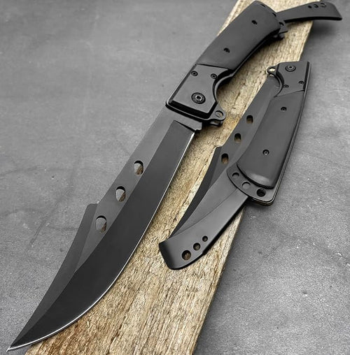 GELSHADOW 10.5" Large Folding Knife with Rosewood Handle-GS31