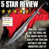 GELSHADOW GS235 Vintage-style Spartan Warrior Knife, view 6