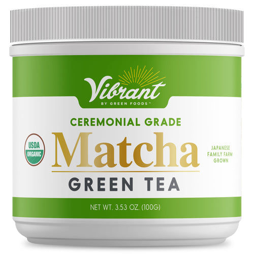 Green Foods 100% Organic & Pure Ceremonial Grade Matcha Green Tea