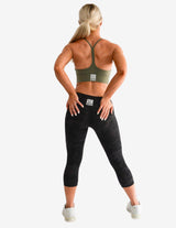 Guru Muscle A2G Gym Leggings | Camo Black 7/8, view 3