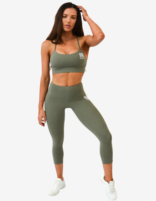 Guru Muscle A2G GYM LEGGINGS | KHAKI 7/8