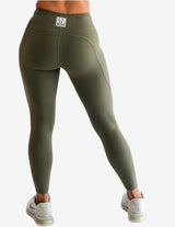 Guru Muscle A2G | Original Gym Leggings | Khaki, view 2