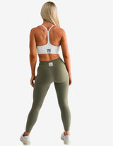 Guru Muscle A2G | Original Gym Leggings | Khaki, view 3