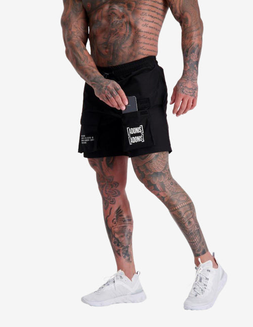 Guru Muscle Adonis Cargo Utility Shorts (AG46)