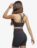 Guru Muscle All For It Sports Bra – Black, view 2