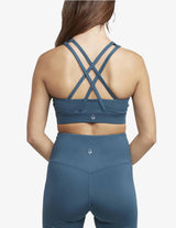 Guru Muscle All For It Sports Bra – Teal, view 4