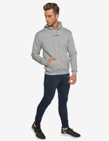 Guru Muscle Amidst The Hustle Hoodie - Grey, view 2