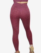 Guru Muscle Arise Key Leggings - Burgundy, view 2