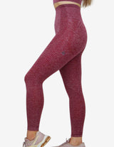 Guru Muscle Arise Key Leggings - Burgundy, view 3