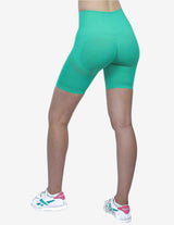 Guru Muscle Arise Scrunch Shorts - Green, view 4