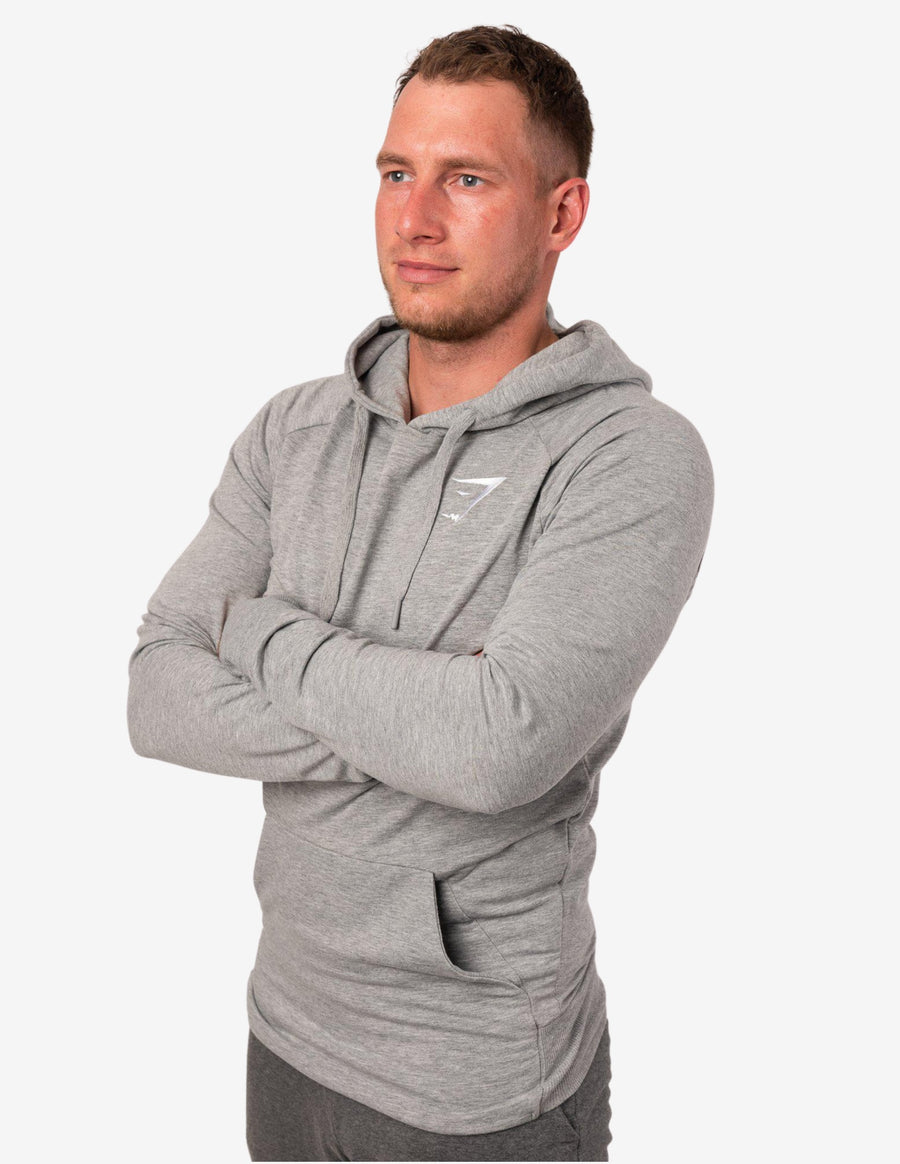 Guru Muscle ARK HOODIE LIGHT GREY MARL
