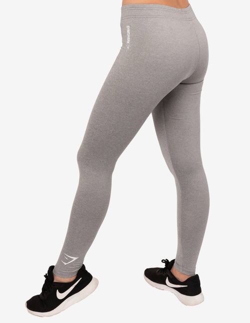 Guru Muscle ARK JERSEY LEGGINGS LIGHT GREY MARL