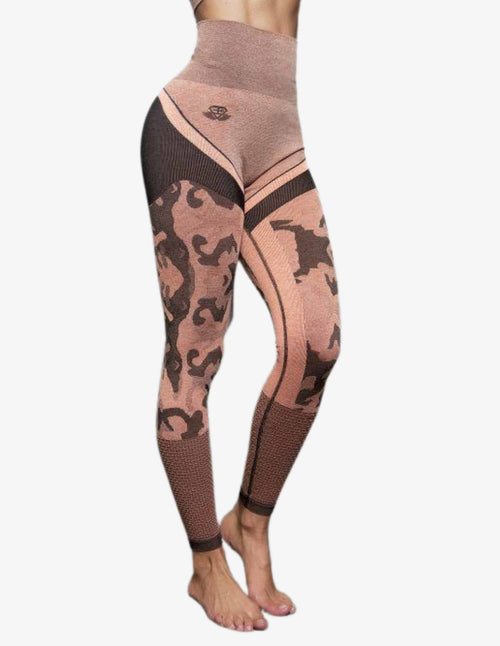 Guru Muscle ATHENA CAMO Legging High Waist – Orange