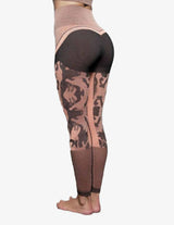 Guru Muscle ATHENA CAMO Legging High Waist – Orange, view 2