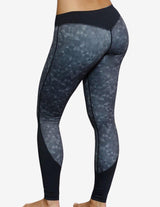 Guru Muscle ATHENA Geometric leggings – Black/Grey, view 2
