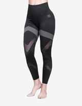 Guru Muscle AZTEC Seamless Legging High Waist – Black / Grey, view 3