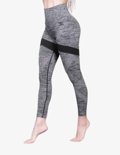 Guru Muscle AZTEC Seamless Legging High Waist – Medium Grey