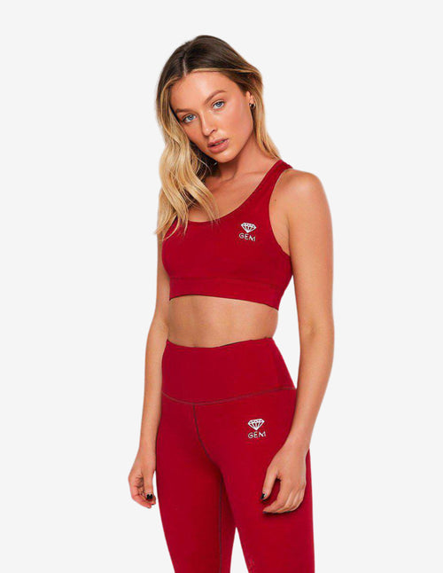 Guru Muscle Back Keyhole Crop Top