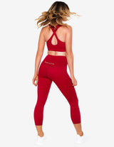Guru Muscle Back Keyhole Crop Top, view 2
