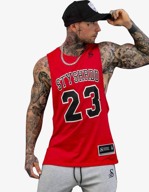 Guru Muscle BALLER Muscle Tank top - Red