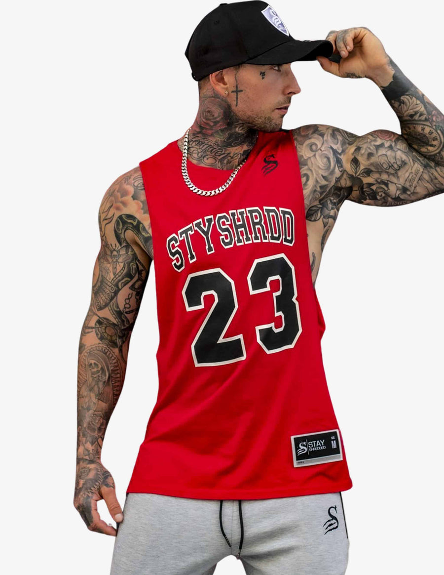 Guru Muscle BALLER Muscle Tank top - Red
