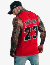 Guru Muscle BALLER Muscle Tank top - Red, view 2
