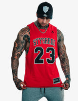 Guru Muscle BALLER Muscle Tank top - Red, view 3