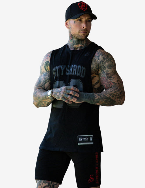 Guru Muscle Basketball Tank top - Black