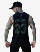 Guru Muscle Basketball Tank top - Black, view 2