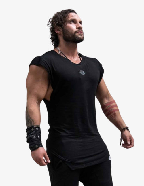 Guru Muscle BE HERE NOW TANK – BLACK
