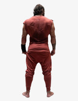 Guru Muscle BE HERE NOW TANK – MARSALA RED, view 2