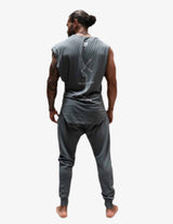 Guru Muscle BE HERE NOW TANK – STORMY BLUE, view 2