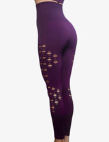 Guru Muscle BIA Seamless Legging High Waist – Purper, view 2