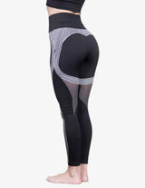 Guru Muscle BIKER Seamless Legging – Black / White, view 2