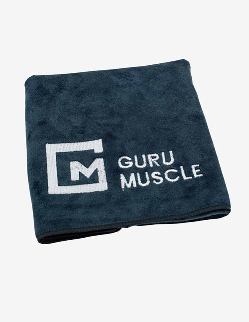 Guru Muscle Black Towel