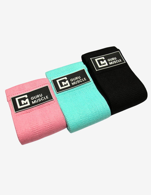 Guru Muscle Booty Bands Resistance Pack - 3pcs