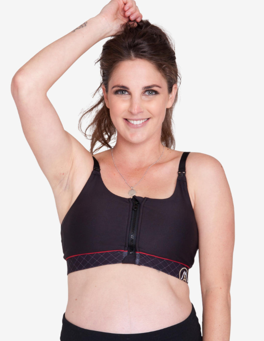 Guru Muscle Plaid Like That Breastfeeding Crop
